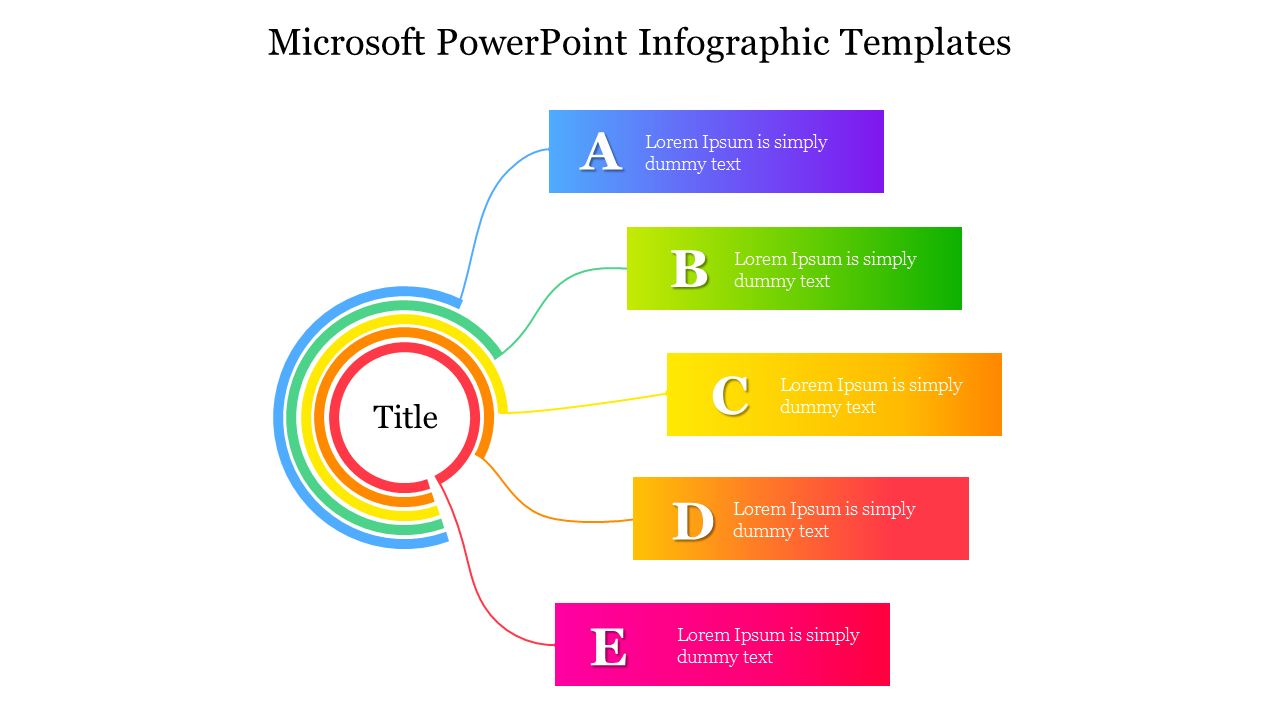 Free - Simple Microsoft PowerPoint Infographic Templates Free